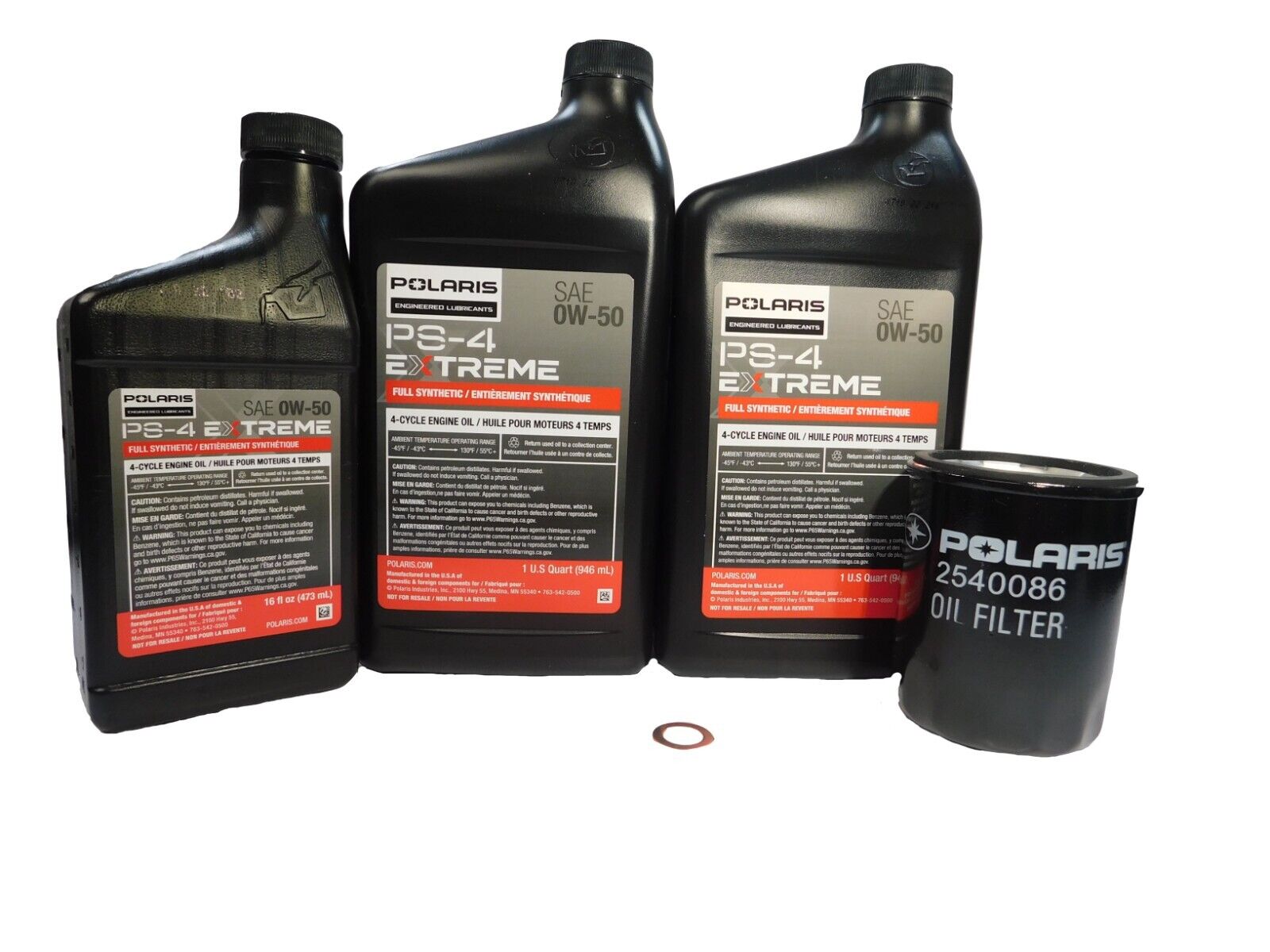 Polaris RZR XP 1000 & XP 4 1000 EPS Oil Change Kit (2014-2022) - OEM Part #2879323