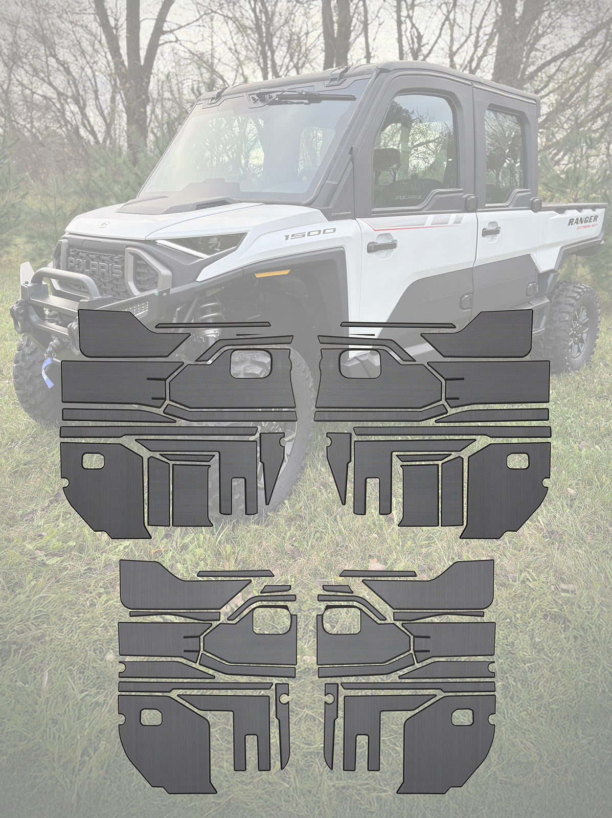 Ranger XD1500 EVA Foam Door Panel / Tunnel Kits Polaris