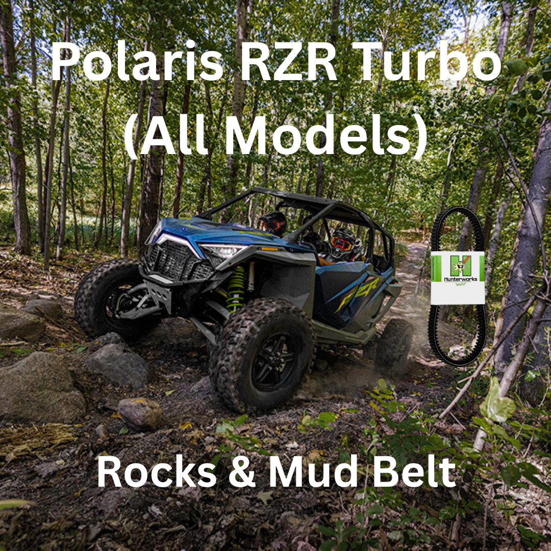 Hunterworks (Rocks & Mud) CVT Drive Belt for 2016-2025 Polaris RZR Turbo/RZR Pro/RZR Turbo R/RZR Turbo S
