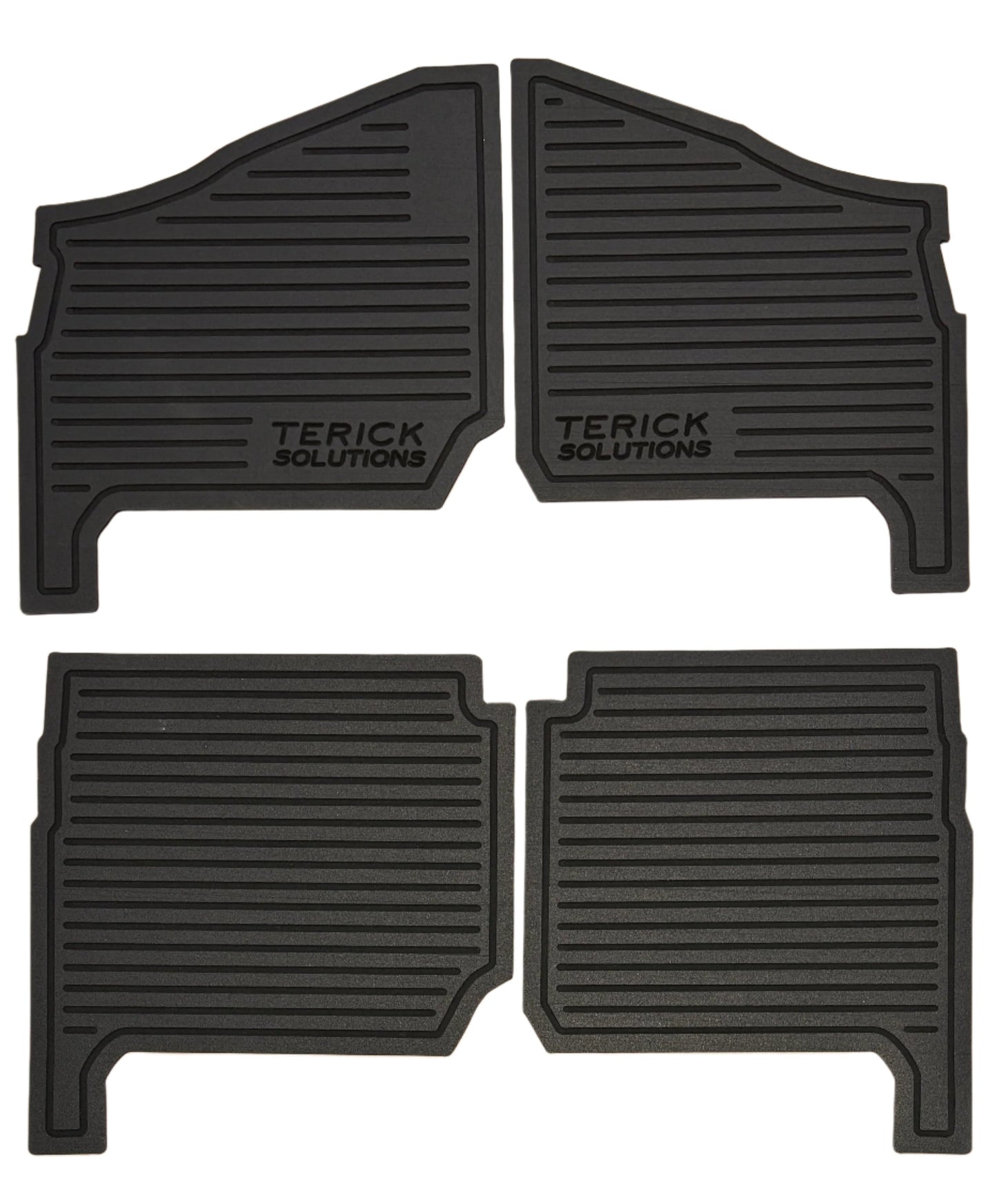 2018-2026 Polaris Ranger SOHC 1000 Rubber Floor Mats (NON XP MODELS) Base,EPS,Premium