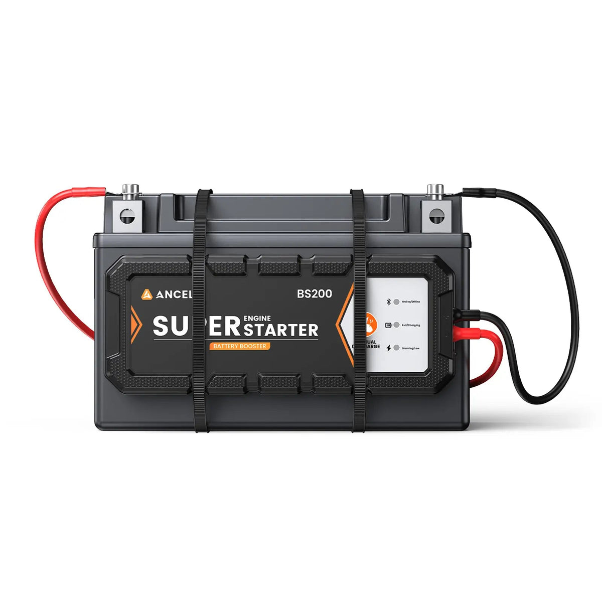 ANCEL BS200 installed on vehicle battery