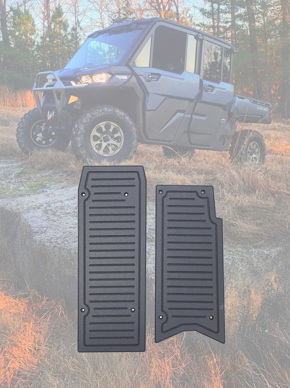 Can-Am Defender Rubber Floor Mats