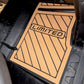 RADTECH CNC-cut floor mats installed in a 2016+ Can-Am Defender