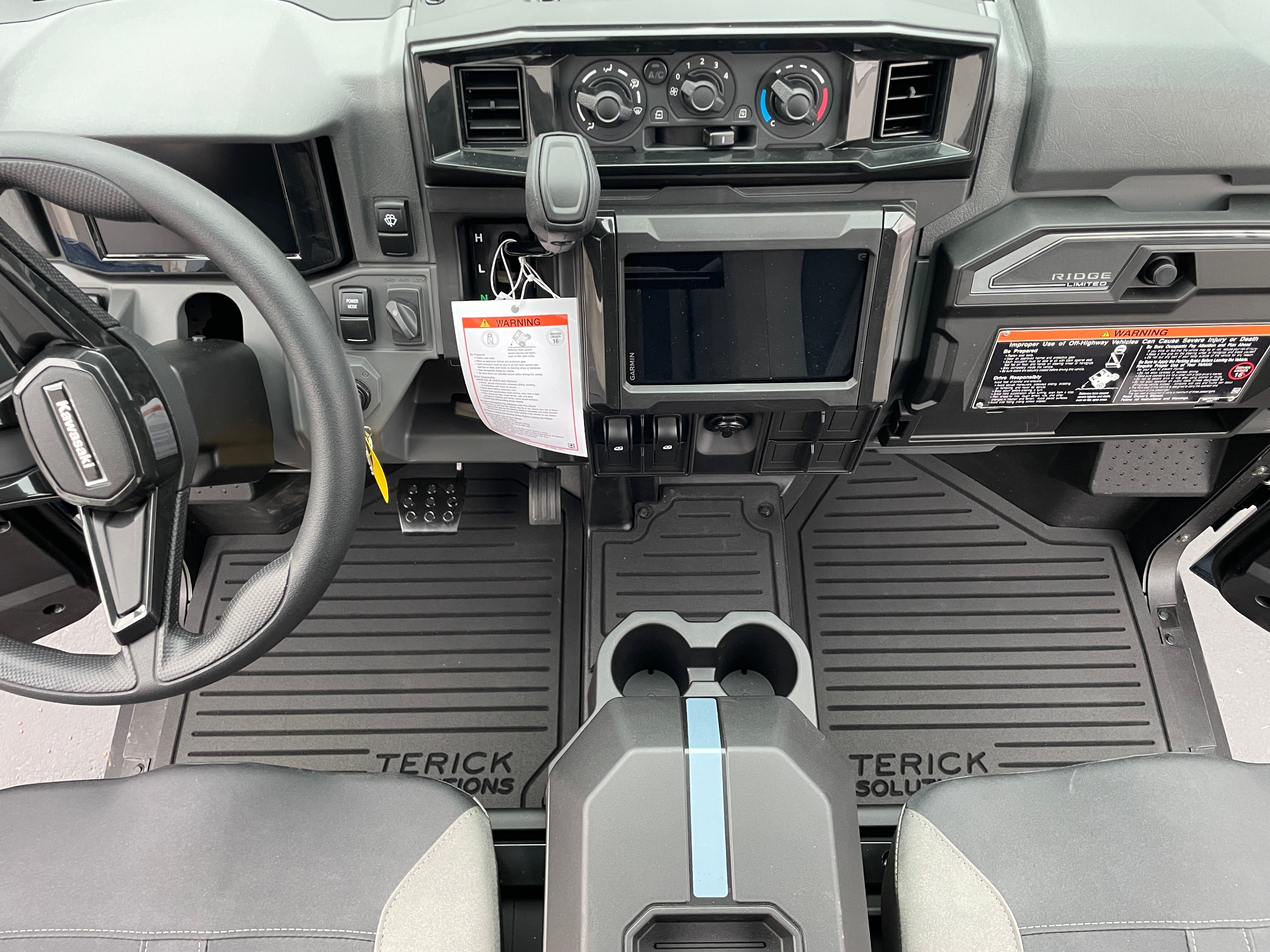 2024-2026 Kawasaki Ridge (Crew) Rubber Floor Mats – Hunterworks