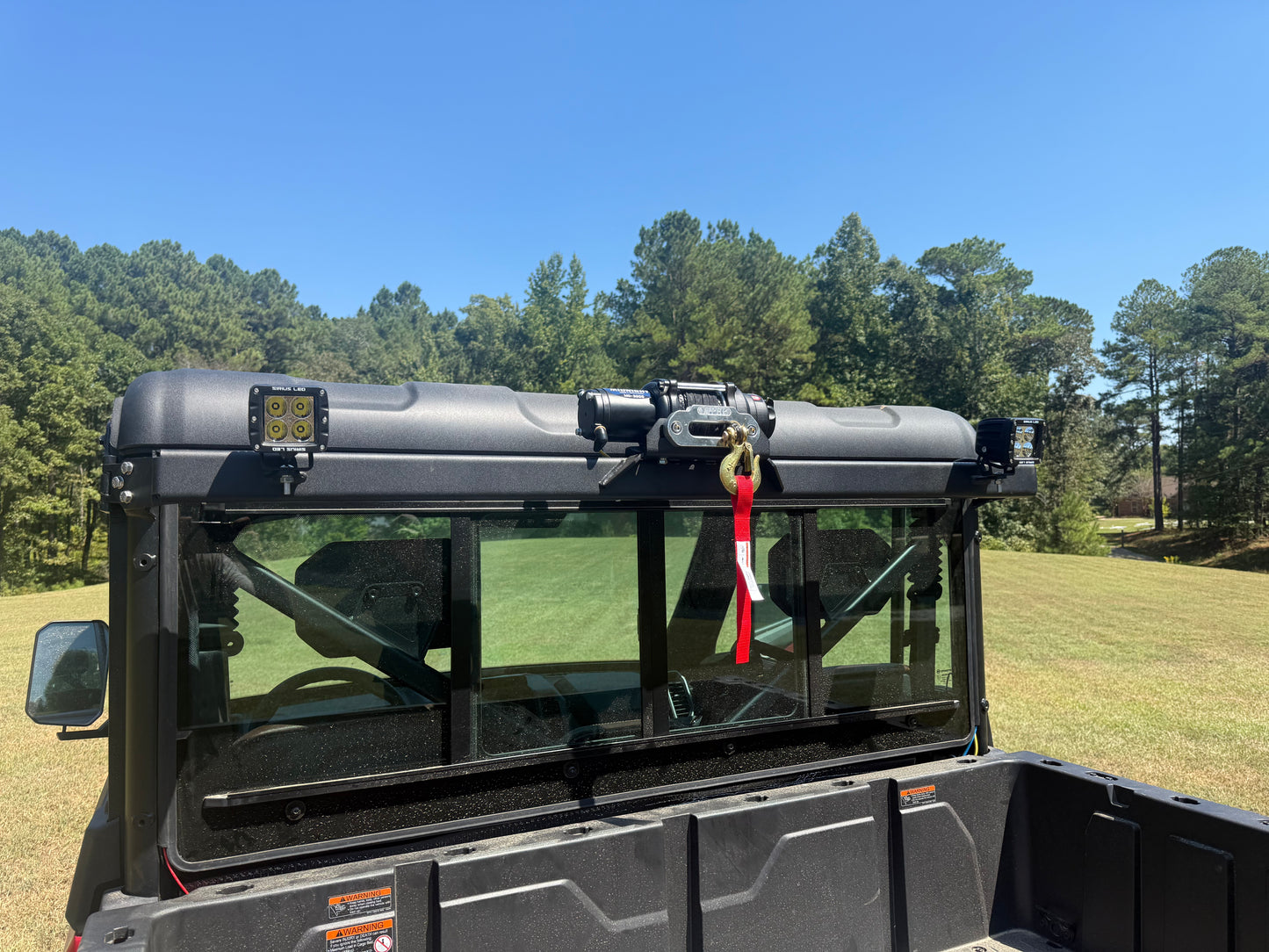 CF Moto U10 Pro Game Loader Bar - Game Loading Winch Bar (Optional Winch and LED Lights)