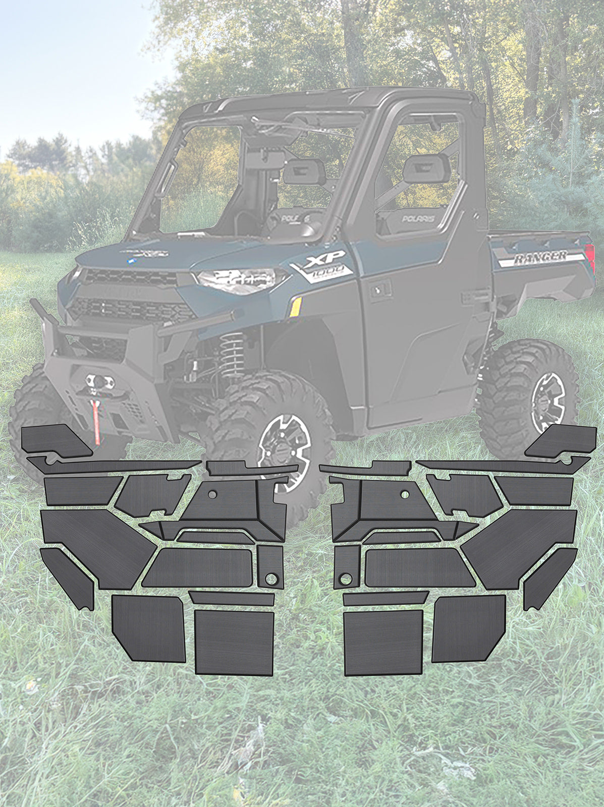 EVA foam door panel upgrade for Polaris Ranger XP 1000