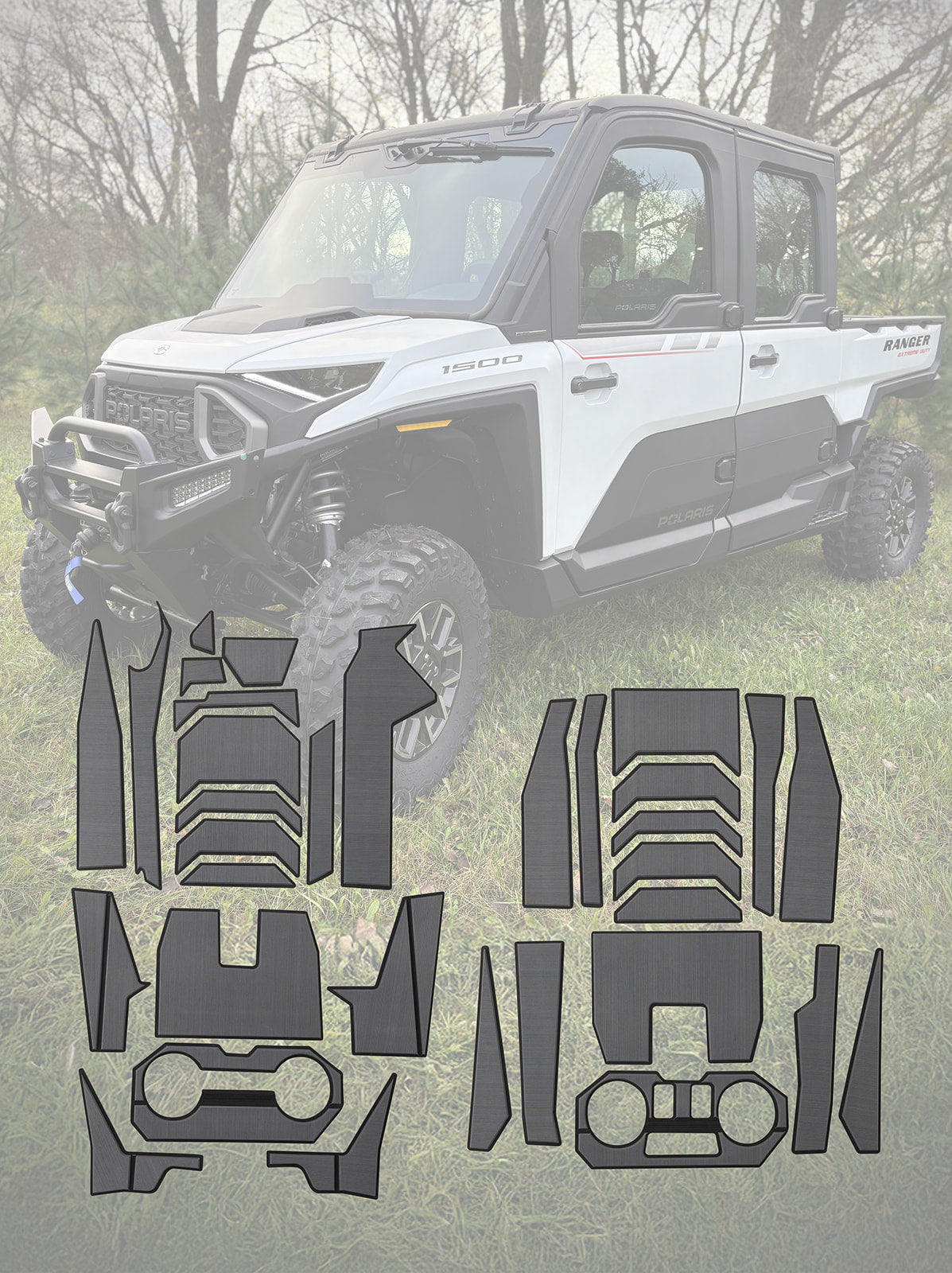 XD1500 EVA Foam Door Panel / Tunnel Kits Polaris Ranger