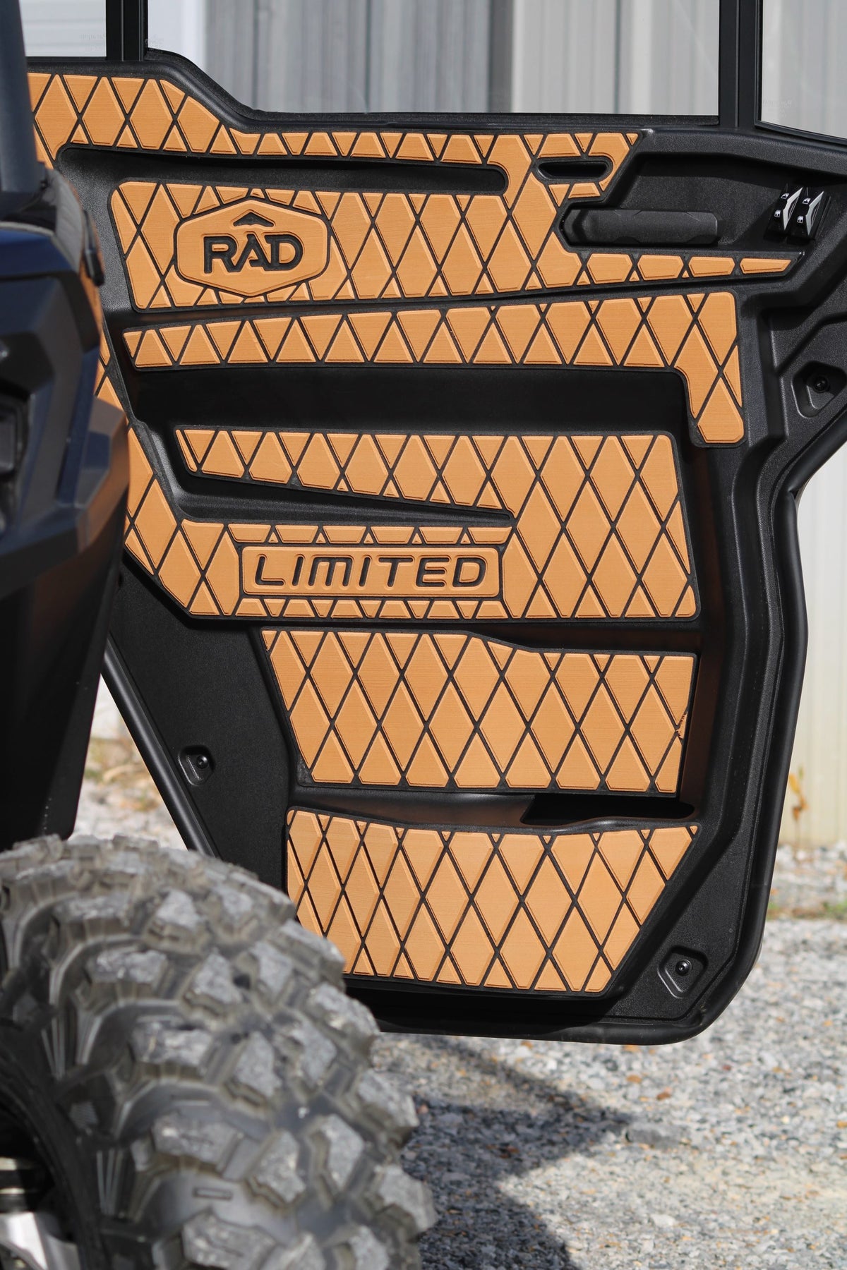 RADTECH foam door panels fitted to a Can-Am Defender