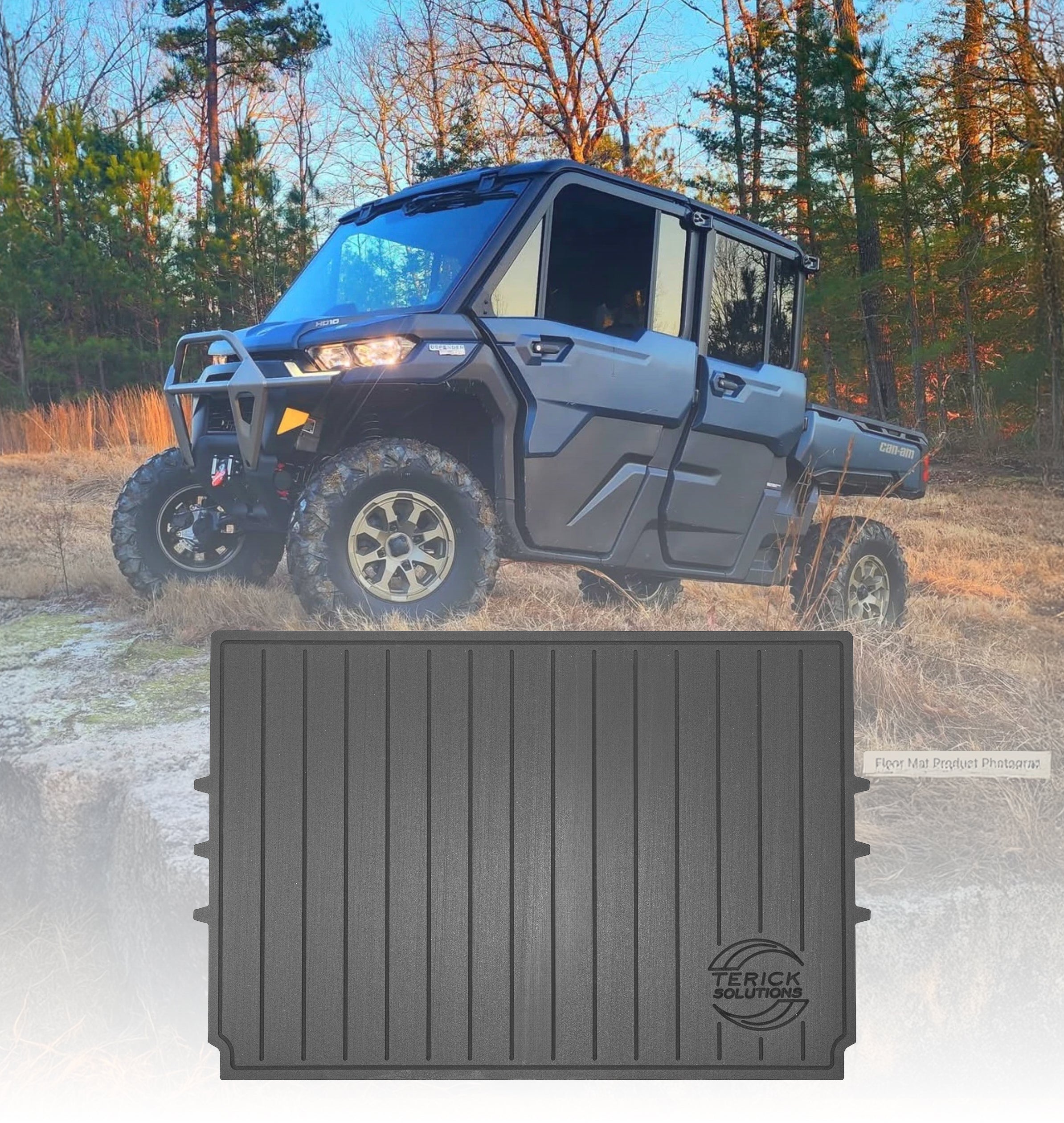 Can-Am Defender *New HD11* Rubber Floor Mats – Hunterworks