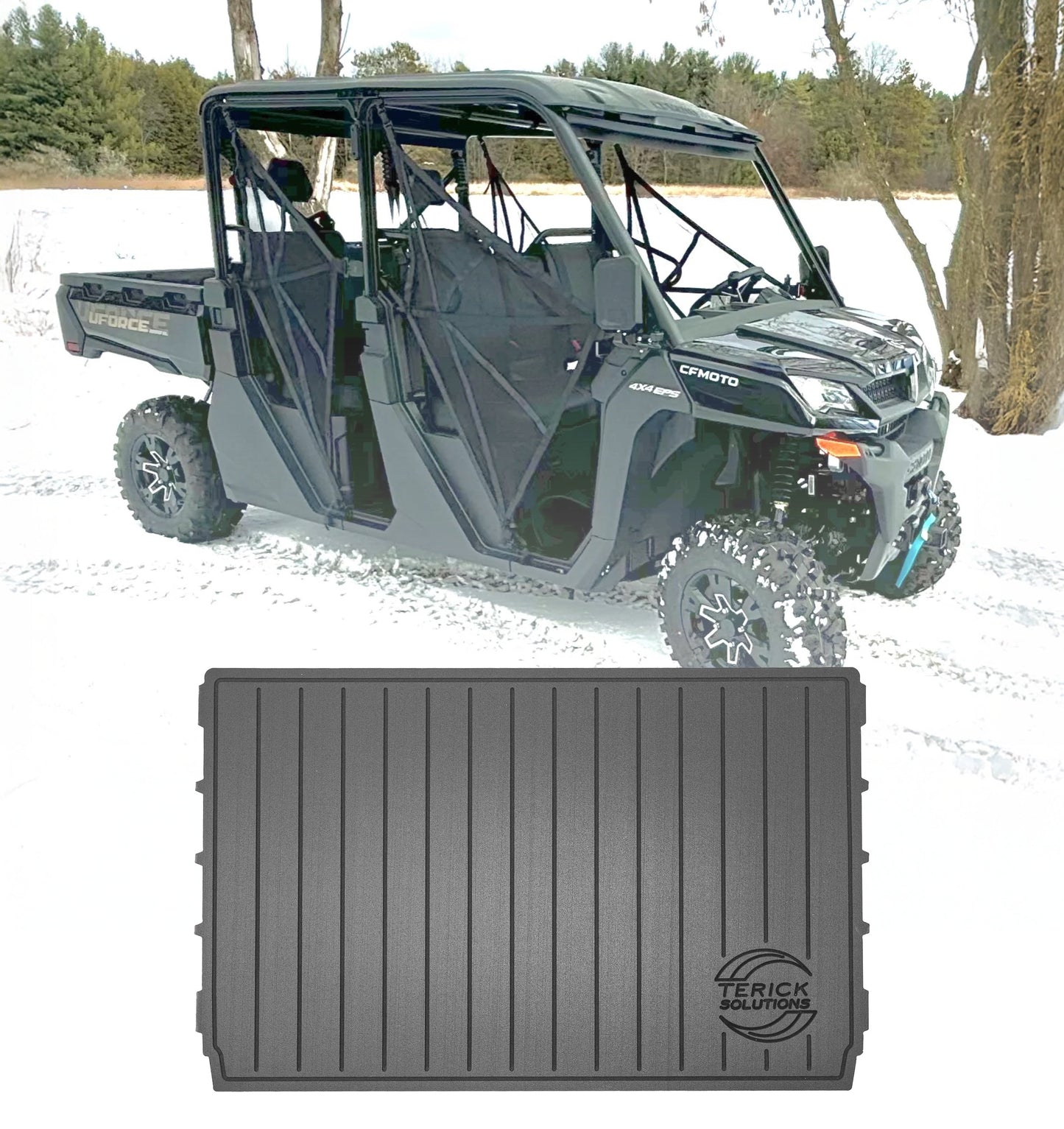 CFMOTO UFORCE 1000 & XL Rubber Floor Mats