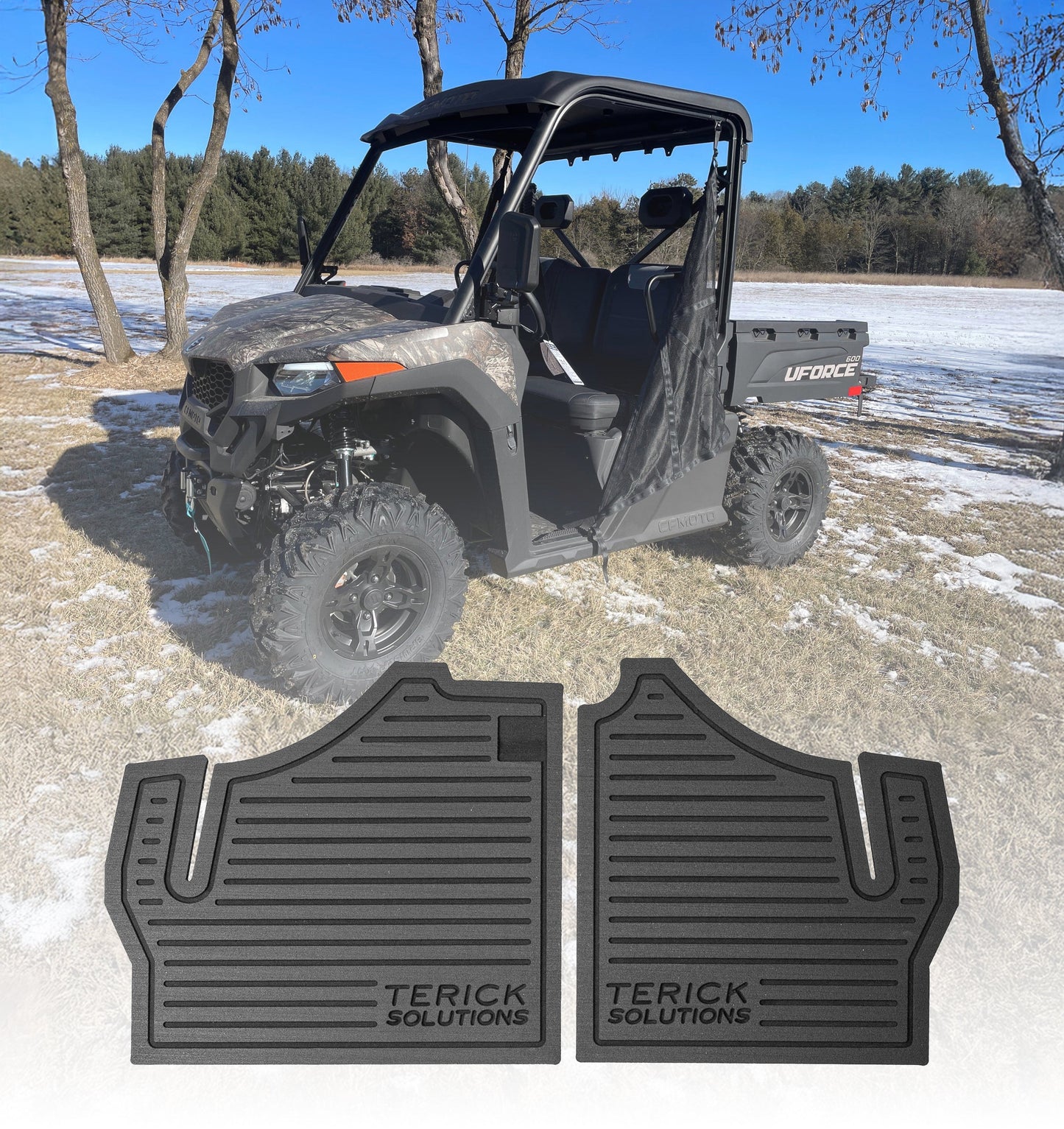 CFMOTO UFORCE 600 Rubber Floor Mats