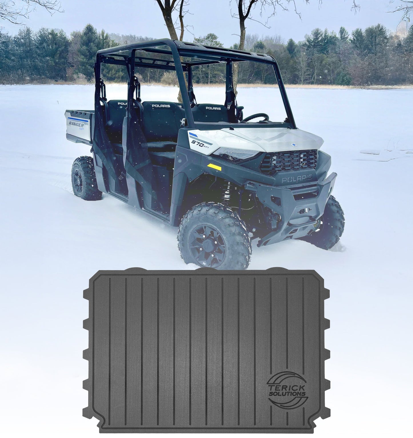 Polaris Ranger Mid Size 570 Rubber Floor Mats