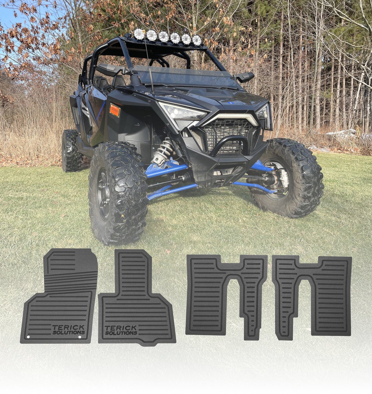 2022-2026 Polaris RZR PRO R Rubber Floor Mats