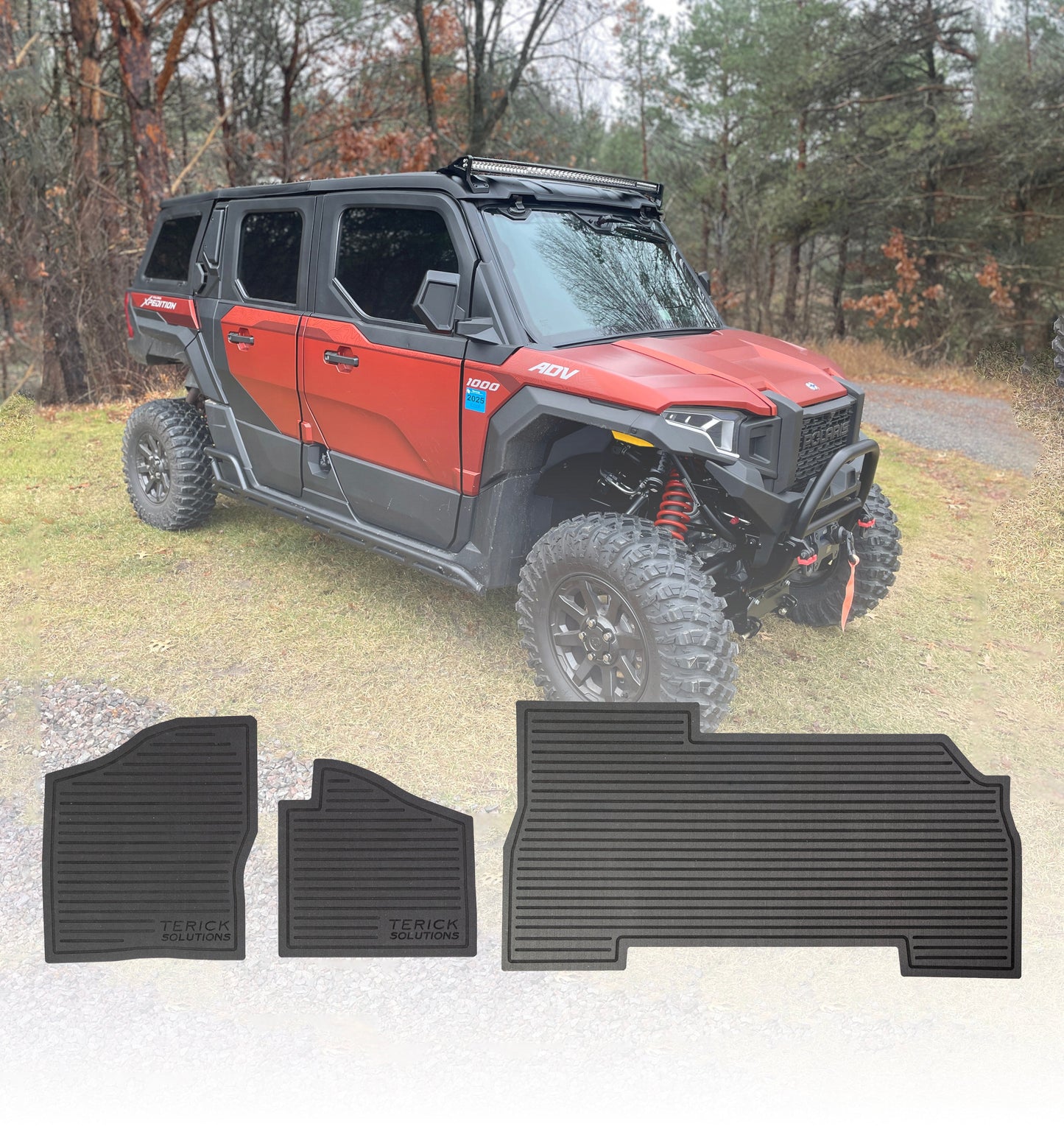 2024-2026 Polaris Xpedition Rubber Floor Mats