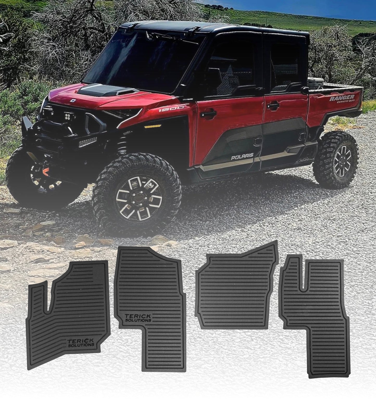 Polaris Ranger XD 1500 Rubber Floor Mats