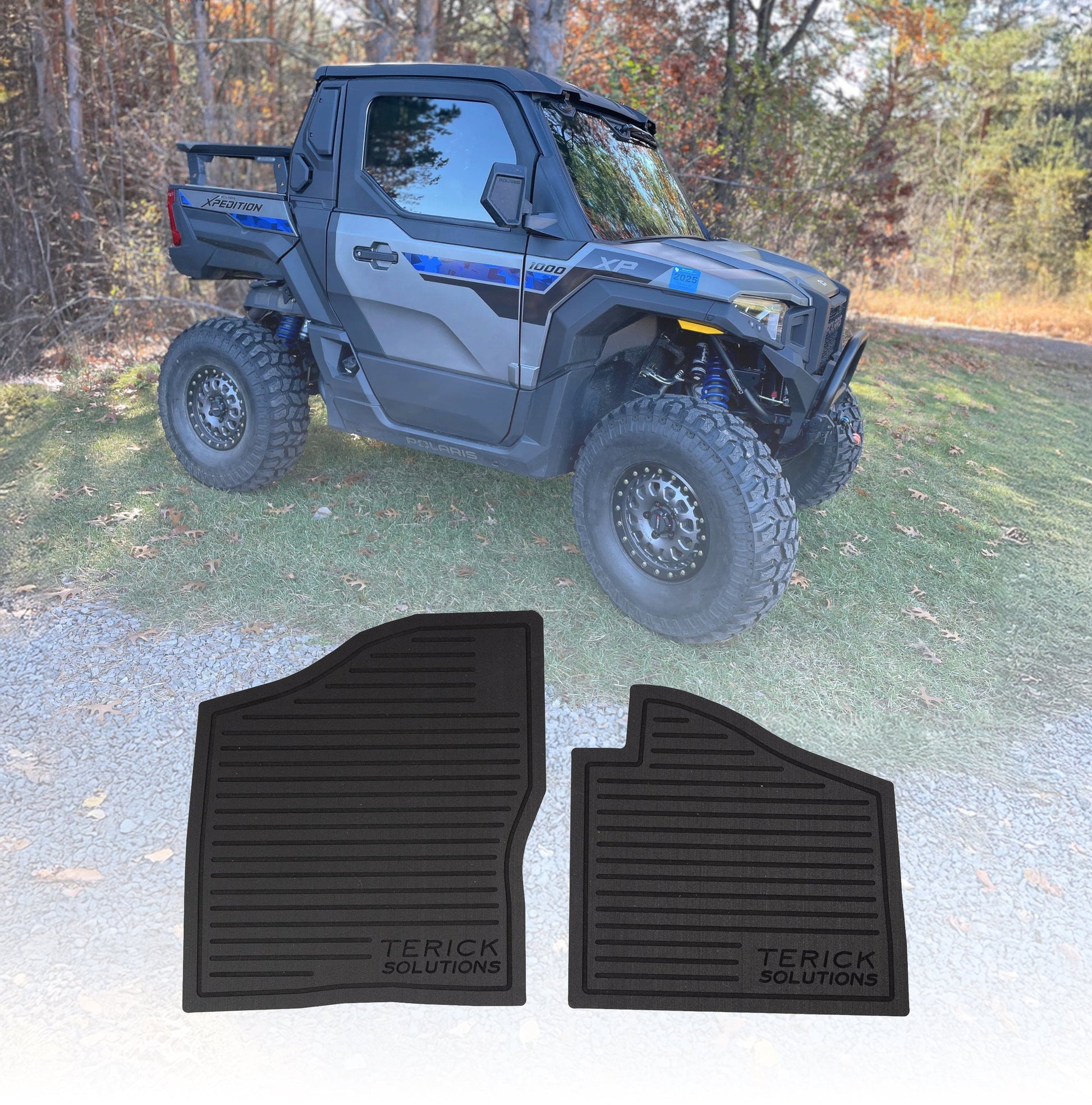 rubber tree floor mats Polaris Xpedition Rubber Floor Mats XP Rear Cargo Mat