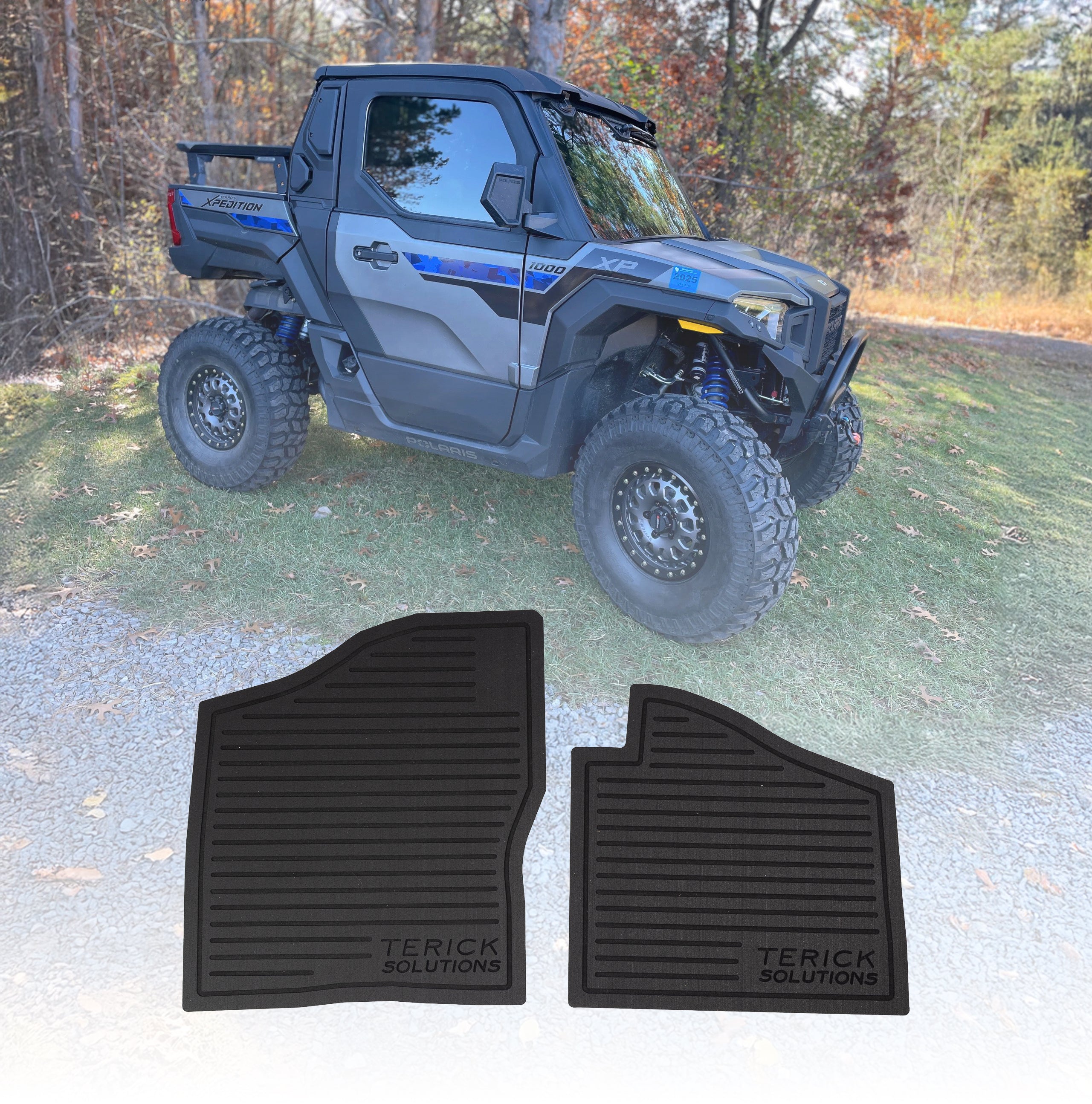 rubber tree car mats Polaris Xpedition Rubber Floor Mats XP Rear Cargo Mat