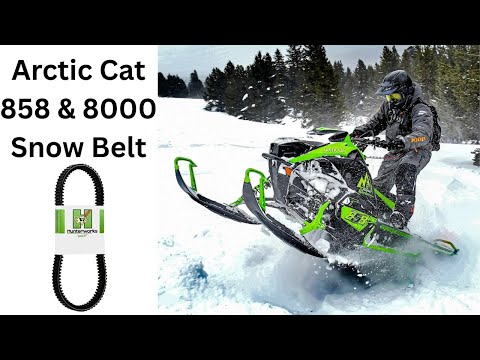 Hunterworks Snowmobile Belt for Arctic Cat 858 & 8000 Series All Models
