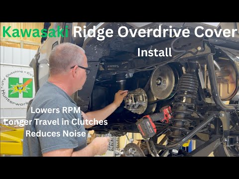 Install of Hunterworks Kawasaki Ridge Overdrive Cover
