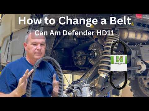 How to Change a Belt: Can Am Defender HD11