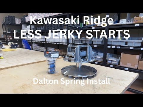 Less Jerky Starts: Kawasaki Ridge Dalton Spring Install